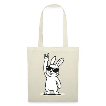 Rockin' Bunny - Tote Bag - red - Front