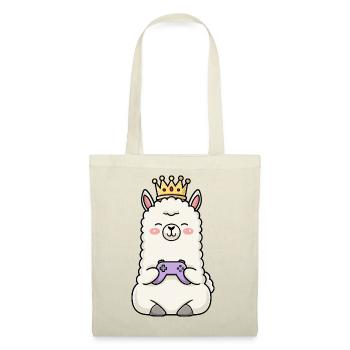Crown Llama Gamen Controller - Tote Bag - red - Front