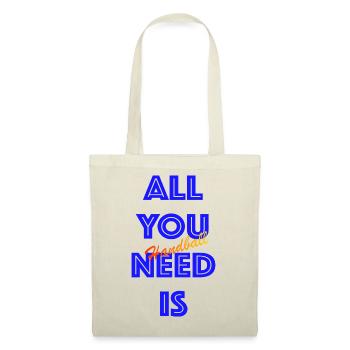 All You Need Is Handball (Blue) - Tote Bag - red - Front