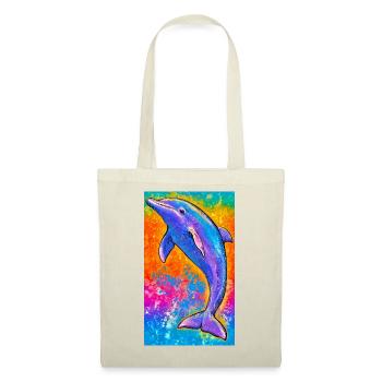 dolphin - Tote Bag - red - Front