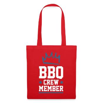 Équipe de barbecue - Sac en tissu - rouge - Devant