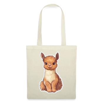 Llama Alpaca Llama Animal Gift - Tote Bag - red - Front