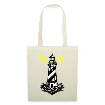 Icône de la Côte du Phare - Sac en tissu - rouge - Devant