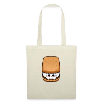 Smores Cat S’mores Marshmallow Cookie USA Katze - Sac en tissu - rouge - Devant