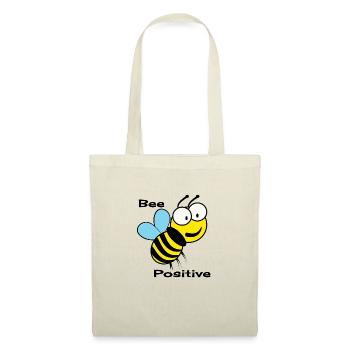 bee positive - Tote Bag - red - Front