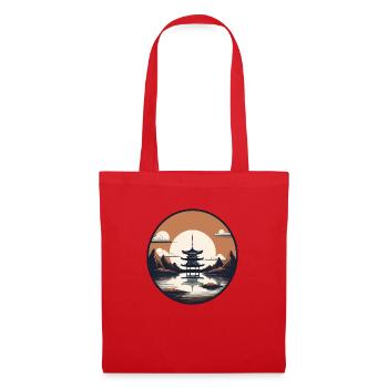 Zen Lake Sunrise - Tote Bag - red - Front