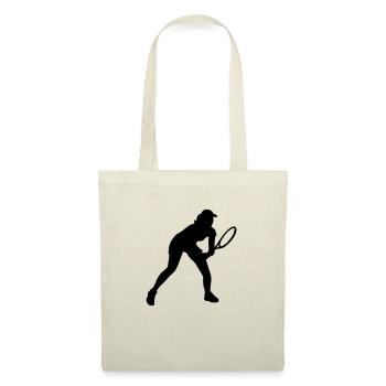 tennis_female_1c - Tote Bag - red - Front