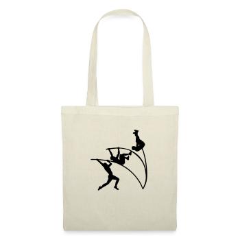 Saut à la perche - Sac en tissu - rouge - Devant