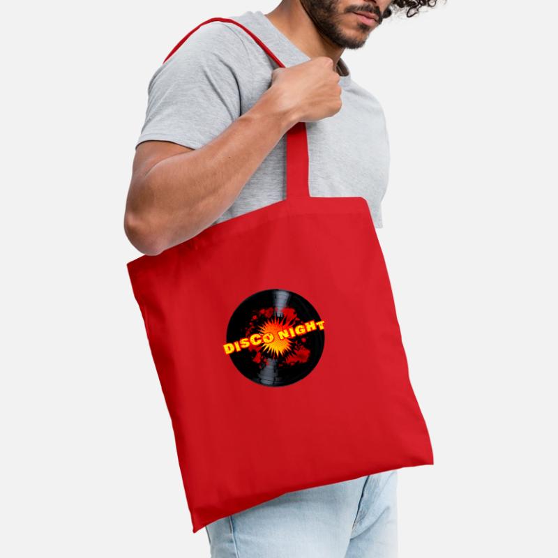 Disco Night Exploding Long Playing Record Tote Bag