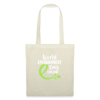Eco Warrior: Weltumwelttag - Stoffbeutel - Rot - Vorne