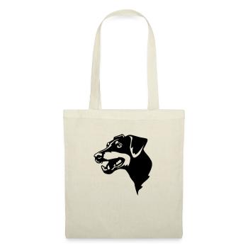 Manchester Terrier Head - Tote Bag - red - Front