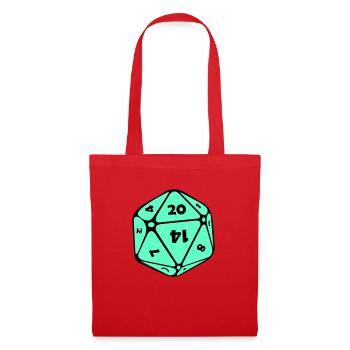 Cube - Sac en tissu - rouge - Devant