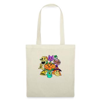 FUN HALLOWEEN MONSTER BAND DESIGN - Tote Bag - red - Front