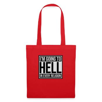 in going to hell - Tote Bag - red - Front