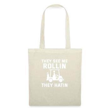 Ils me voient Rollin Ils détestent - Sac en tissu - rouge - Devant