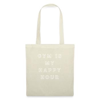 Gym Is My Happy Hour - Tote Bag - red - Front