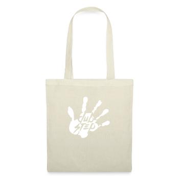 Dub Step Techno Music Party Club Text Handprint - Tote Bag - red - Front