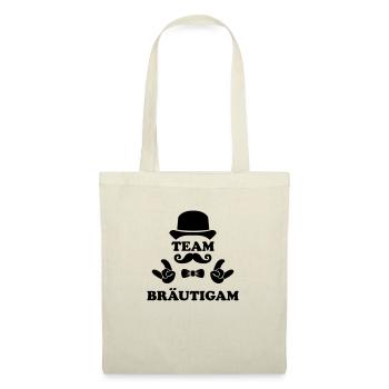 Team Bräutigam - Stoffbeutel - Rot - Vorne