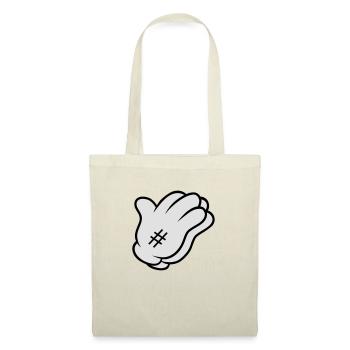 Comic Hand Pray - Tote Bag - red - Front