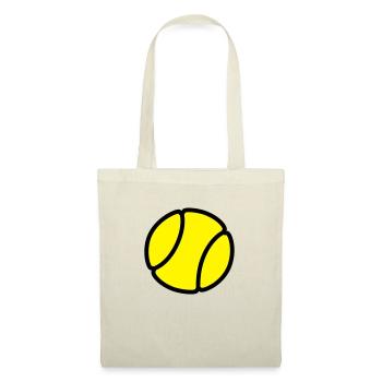 Balle de tennis - Sac en tissu - rouge - Devant