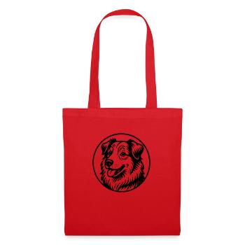 Berger australien - Sac en tissu - rouge - Devant