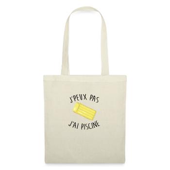 Je peux pas j'ai piscine - Sac en tissu - rouge - Devant