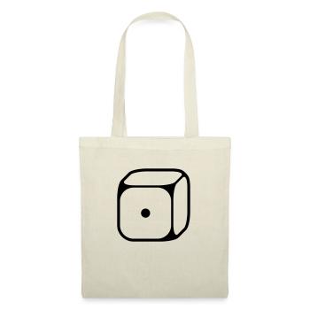 1 cubes (un / 1C) - Sac en tissu - rouge - Devant