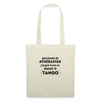 Tango, Citation, Humour, cadeau - Sac en tissu - rouge - Devant