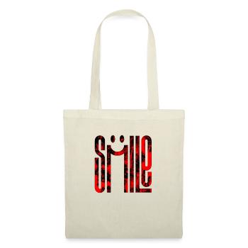 penser sourire pensées positives méditation heureuse - Sac en tissu - rouge - Devant