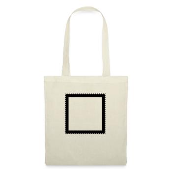 Stamp Square frame for pictures and photos - Tote Bag - red - Front