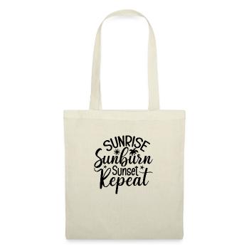 Sunrise Sunburn Sunset Repeat - Tote Bag - red - Front
