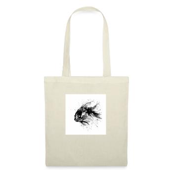 Sweet fish swimming in the sea - illustration - Tote Bag - red - Front