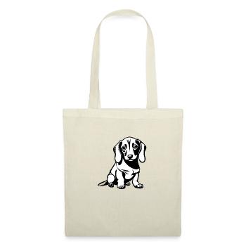 Hundehalter Hunde Dachshund Hund Hundebesitzer - Stoffbeutel - Rot - Vorne
