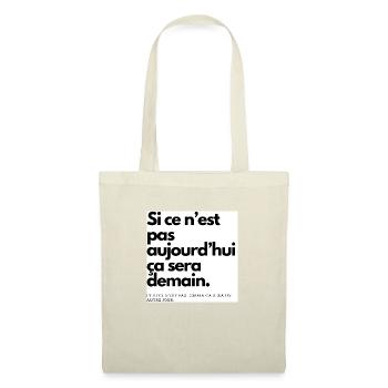 Des mots de motivation pure. - Sac en tissu - rouge - Devant