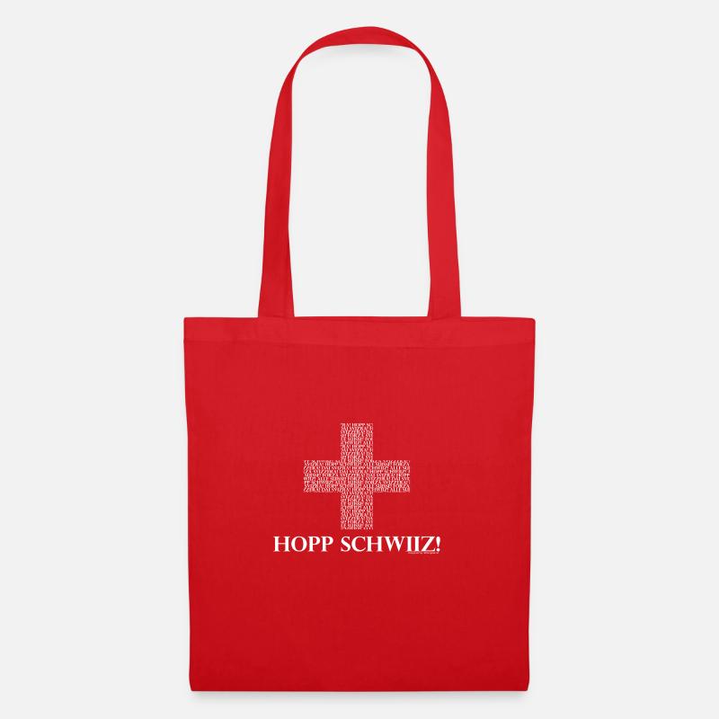 Hopp Schwiiz! - Stoffbeutel - Rot