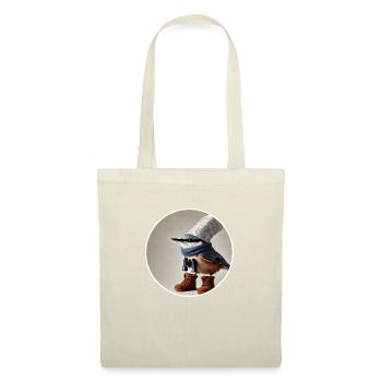 Nuthatch with binoculars - Tote Bag - red - Front