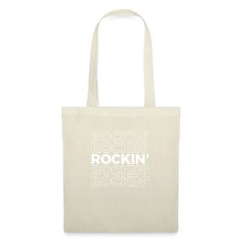 rocking text logo design - Tote Bag - red - Front