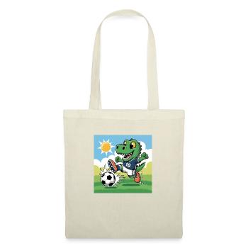 Dino Football - Sac en tissu - rouge - Devant