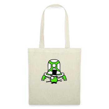 Mr. Turtle Sir Mr. Gentleman Empire Top Hat - Tote Bag - red - Front