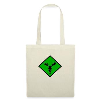 Crâne d’orignal - Sac en tissu - rouge - Devant