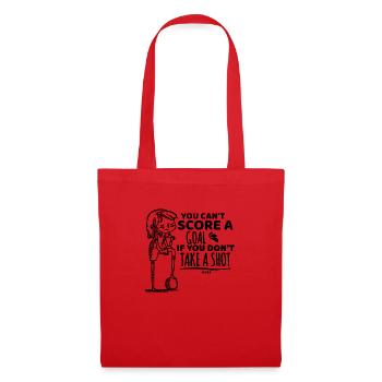 Girlfriend loves soccer girls' team - Tote Bag - red - Front