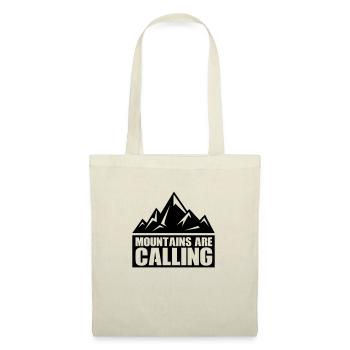 Mountains are Calling - Stoffbeutel - Rot - Vorne