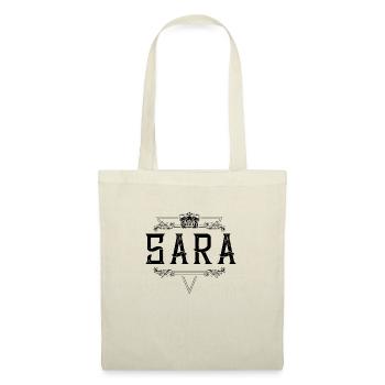 Nom de Sara - Sac en tissu - rouge - Devant
