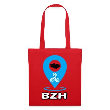Triskel Breizh Blue - Tote Bag - red - Front