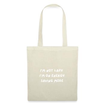 I m Not Lazy I m On Energy Saving Mode - Tote Bag - red - Front