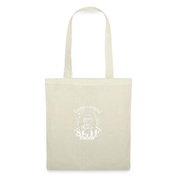 Time to get ship faced - skull captain - Tote Bag - red - Front