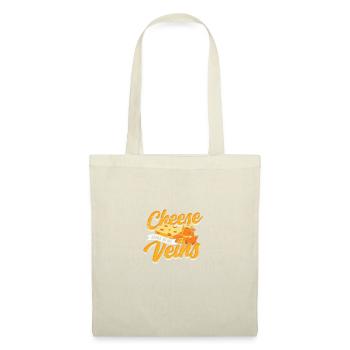 Cheese runs in my veins - Cheese - Tote Bag - red - Front