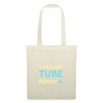 Take off, Tube, repeat - Sac en tissu - rouge - Devant