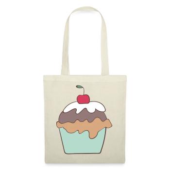 Cupcake - Tote Bag - red - Front