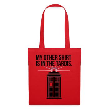 My Other Shirt Is In The Tardis - Tote Bag - red - Front